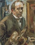 self portrait with palette Lovis Corinth